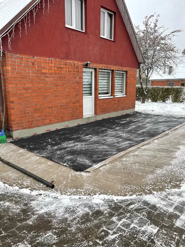 Iestiklota terase (9 attēli)